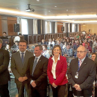 Enrique Pascual, Roberto Díez, Pablo Martín, Milagros Marcos, Miguel Ángel Benito y Víctor Alonso, ayer.-EL MUNDO