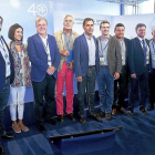 Maíllo y Casado, en el centro, con alcaldes y presidentes de Diputación de la Comunidad.-ICAL