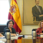 Mesa del Congreso, presidida por Meritxell Batet.-JOSE LUIS ROCA