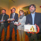 Víctor Suárez, Lucas García, María Bolaños y Jaime Solano presentan la ‘app’.-MIGUEL ÁNGEL SANTOS