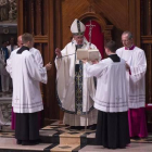 El papa Francisco, en un acto este sábado en Filadelfia.-AFP / CLEM MURRAY