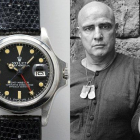 El reloj, un Rolex GMT Master, destacó en la venta no sólo por haber acompañado a Brando en el rodaje de la icónica cinta.-