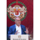 El presidente de la Diputación Provincial de Valladolid, Jesús Julio Carnero, acompañado de su equipo de Gobierno presenta el balance de un año de Gobierno de la institución-ICAL
