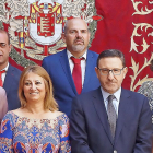En el medio, Teresa López, Carlos Mangas y Francisco Ferreira.-E.M.