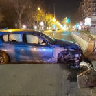 Accidente en el paseo de Zorrilla de Valladolid. - POLICÍA MUNICIPAL