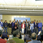 Jesús Julio Carnero junto a los candidatos del alfoz presentados en Laguna de Duero-El Mundo