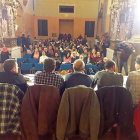 Momento de la asamblea celebrada por los trabajadores de Ornua.-EL MUNDO