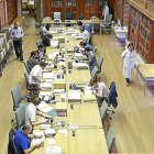 Sala del Archivo General de Simancas, que alberga documentos gubernamentales desde el siglo XV al XIX.-J.M. LOSTAU