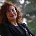 Pilar Jurado, presidenta de la SGAE, este viernes.-EFE / JAVIER LIZÓN
