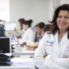 María del Mar Vázquez de Parga en las instalaciones del Instituto de Investigación Biomédica de Salamanca.-ENRIQUE CARRASCAL