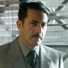 Antonio Garrido, caracterizado de comisario de policía franquista en la serie de TVE 'El Caso, crónica de sucesos-PIPO FERNÁNDEZ