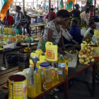 Mujeres en un mercado de Goma.-XAVIER JUBIERRE