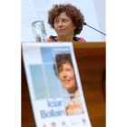 La cineasta Icíar Bollaín, ayer, durante la Master Class.-SEMINCI