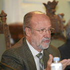 El alcalde, Franciso Javier León de la Riva, durante el pleno del Ayuntamiento de Valladolid-Ical