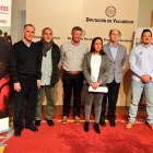 Foto de familia durante la presentación en el Palacio de Pimentel-@Dip_Va