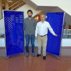 Los investigadores Rubén Ferrero y Luis Panizo en las instalaciones de la Universidad de León.-EL MUNDO