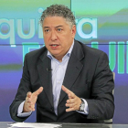 El candidato del PP al Congreso por Valladolid, Tomás Burgos, ayer, en el programa ‘La Quinta Esquina’.-J. M. Lostau
