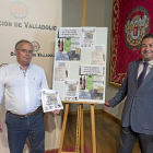El alcalde de Valbuena en la presentación de la feria.-E.M