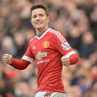 Ander Herrera con la camiseta del Manchester United.-EL PERIÓDICO