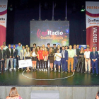 Los galardonados con los I Premios Valores del Deporte de EsRadio Castilla y León posan en el Auditorio de Medina del Campo-EL MUNDO