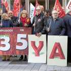 Concentración sindical realizada ante la Delegación Territorial de la Junta.-PABLO REQUEJO (PHOTOGENIC)