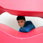 Siew Hua Yeo, director de la película ‘A Land Imagined’, ayer, en Valladolid.-ICAL