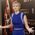 La actriz Jennifer Lawrence en la presentación de una película en noviembre de 2013 en Madrid.-Foto: AGUSTÍN CATALÁN