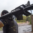La operación contra García se realizó en una zona rural del municipio de Cartagena del Chairá.-RAUL ARBOLEDA / AFP