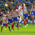 Calero logró con este cabezazo el primer gol del Valladolid la pasada temporada.-J. M. LOSTAU