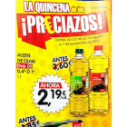 Portada del folleto en la que aparece el aceite de la marca blanca DIA.-EL MUNDO