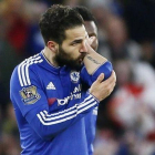 Cesc Fàbregas celebra un gol.-EL PERIÓDICO