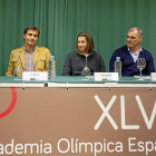 De izquierda a derecha:Álvaro Rodríguez, Isaac Viciosa, Patricia Coco, Narciso Suárez y Nacho Coque durante la charla.-MIGUEL ÁNGEL SANTOS
