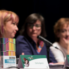 Ana María Vallejo,  Esperanza Ortega y  Ana Gallego  presentan ‘Cultura y Trabajo’ en el Teatro Zorrilla.-EL MUNDO