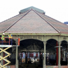 Obras en el Mercado del Val de Valladolid.-ICAL