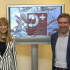 Mar Sancho y Jordi Gimeno presentan los ciclos del Centro Cultural ‘Miguel Delibes’.-ICAL