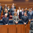 Minuto de silencio por las víctimas del terrorismo en el acto del 32 aniversario del Estatuto de Autonomía de Castilla y León-Ical