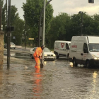 Efectos de la última tormenta en Salamanca.-ICAL