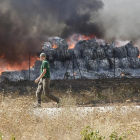 Incendio en la Planta de Reciclaje Industrial de Onzonilla (León)-ICAL