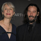 Alxandra Grant y Keanu Reeves.-EFE