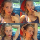 Uno de los montajes fotográficos que Alessia Tedeschi ha colgado en su cuenta de Instagram.-