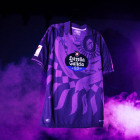 Segunda equipación del Real Valladolid. / RV