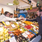 Óscar Puente durante la inauguración del Mercado del Val.-ICAL