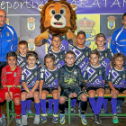 Foto de familia del equipo prebenjamín A.