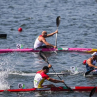 El piragüista español Saúl Craviotto (abajo), durante la semifinal del K1 200 metros.-EFE / FERNANDO BIZERRA JR