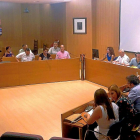Pleno celebrado ayer en el Ayuntamiento de Laguna de Duero.-EL MUNDO