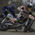 Marc Márquez (Honda), practicando 'dirt-track' de cara al Sant Jordi.-ALEJANDRO CERESUELA