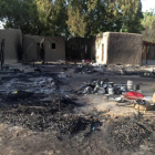 Casas arrasadas tras un ataque de Boko Haram en Camerún, el pasado 13 de febrero.-Foto: AFP