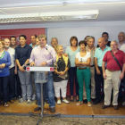 La plataforma palentina en apoyo a Julio Villarrubia a la Secretaría General del PSOE de Castilla y León hace su presentación en rueda de prensa-Ical