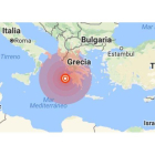 El sismo se registró a las 01.54 hora local (2254 GMT del jueves) y fue seguido aproximadamente media hora después por una réplica magnitud 5.2.-U.S. GEOLOGICAL SURVEY