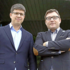 LOS MEJORES DE LA PROMOCIÓN. Los proyectos Atlas Innovative Engineering y Smart Rural SLL, de Diego Causante y Sergio Rodríguez, respectivamente, fueron elegidos como los mejroes de la VII edición de la Aceleradora ADE2020. El presidente de CLH explicó q-ICAL